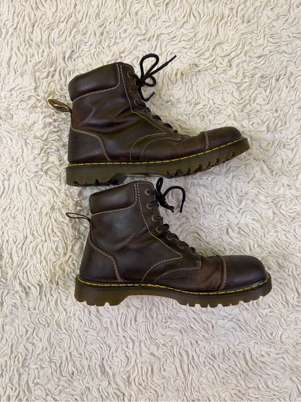 Dr. Martens Ranch Lace-up Cap Toe Work Boot Brown